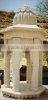 New Design sandstone carving yellow gazebo , Outdoor marble gazebo