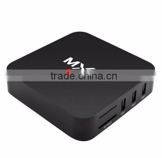 Rockchip RK3229 MXR, quad-core, 4K TV Box, 1GB RAM,8GB eMMC flash,Google Android 4.4