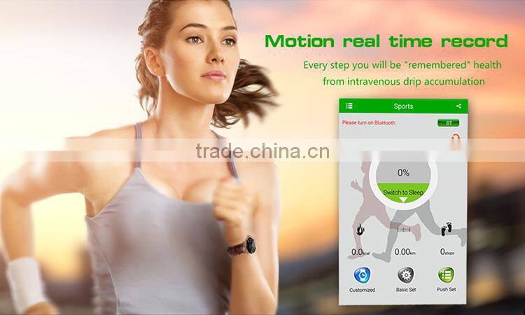 Waterproof IP65 IPS touch screen bluetooth version 4.0 heart rate test watch