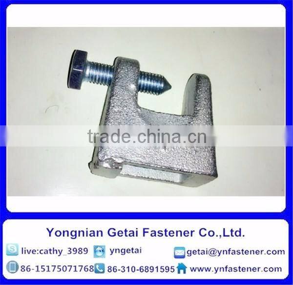 Malleable iron beam clamp Galvanized with high quality from 18 to 45mm