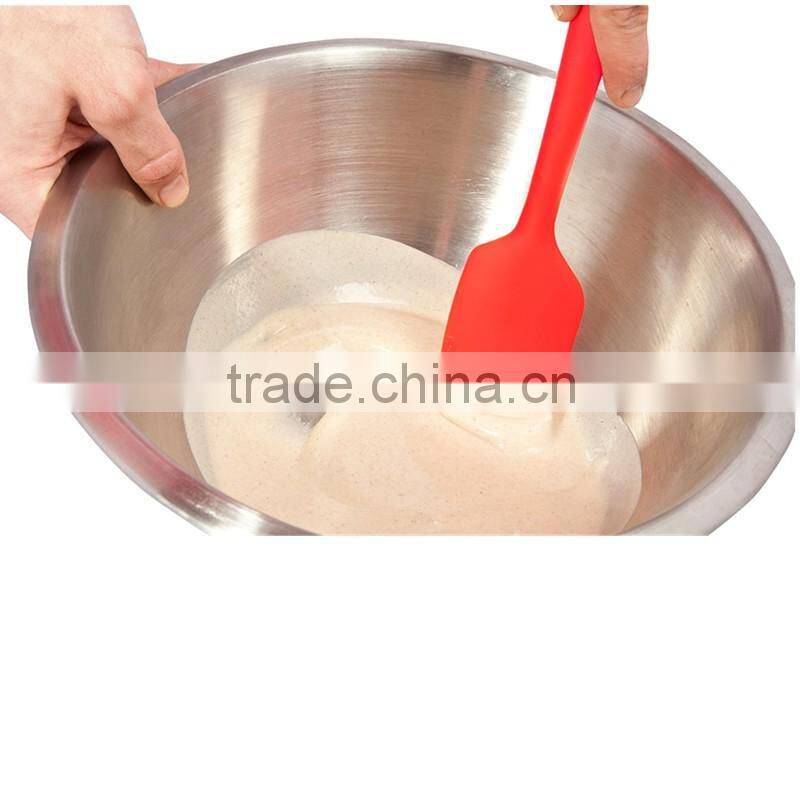 3-Piece Silicone Spatula Set - 2 Large & 1 Small Heat Resistant Cooking Utensils