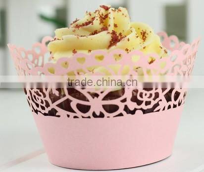 2016 mini cake packaging laser cut paper