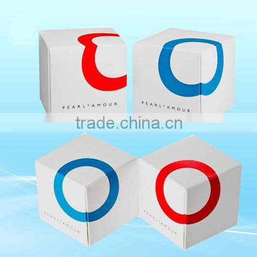 Antique heart shape printed paper bag