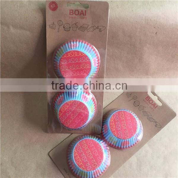 Factory sell 40GSM food grade waterproof paper cake cup