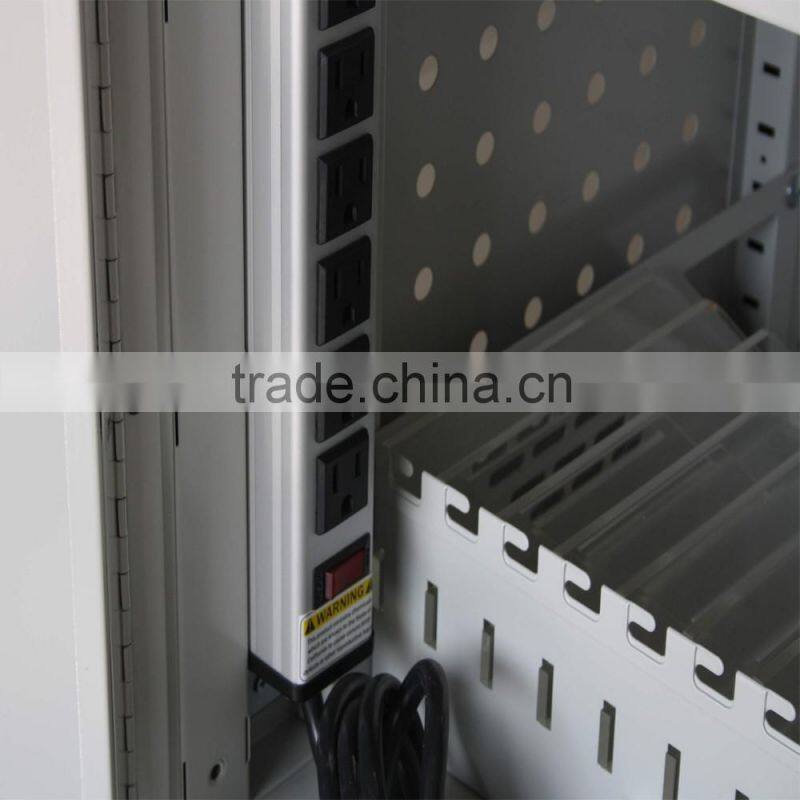 tablet storage and charging cart UL approved