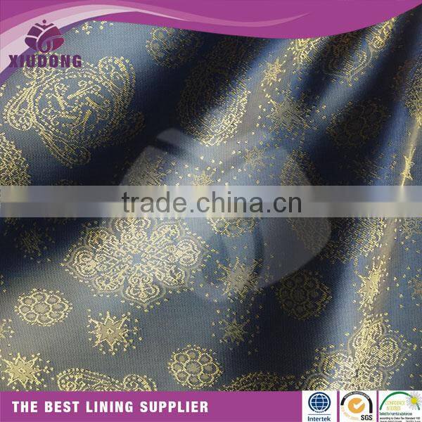 polyester rayon jacquard fabric for garment lining fabric