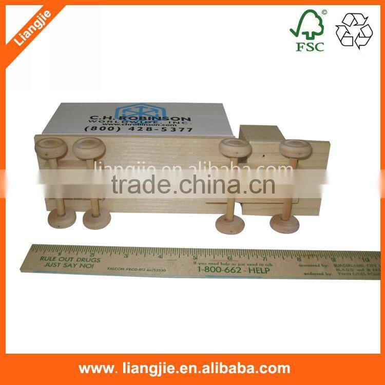 car shape wooden pallet memo cube,custom shape paper cube,container shape note cube
