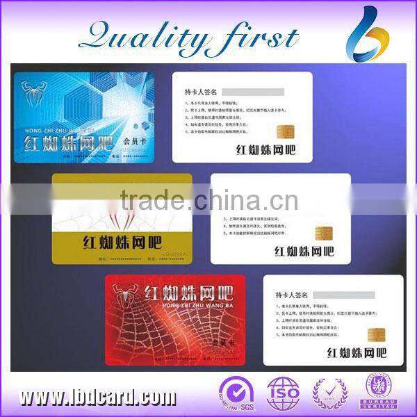 CR80 ISO 7816 AT24C02 PVC Smart Cards