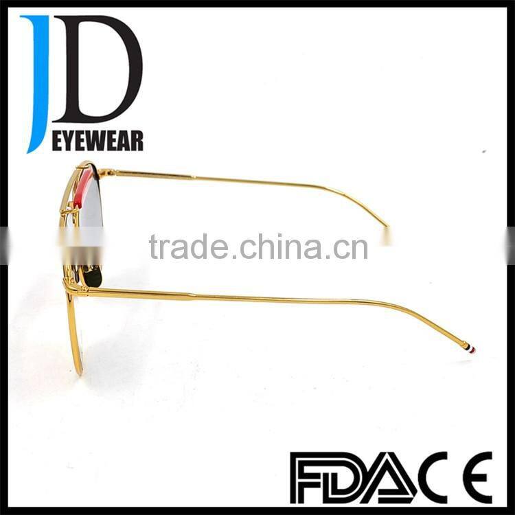Wholesale Retro style design metal sunglasses.