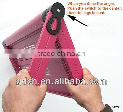 Business Opportunity Wholesale White Furniture Portable Metal Tray for Laptop in Bed