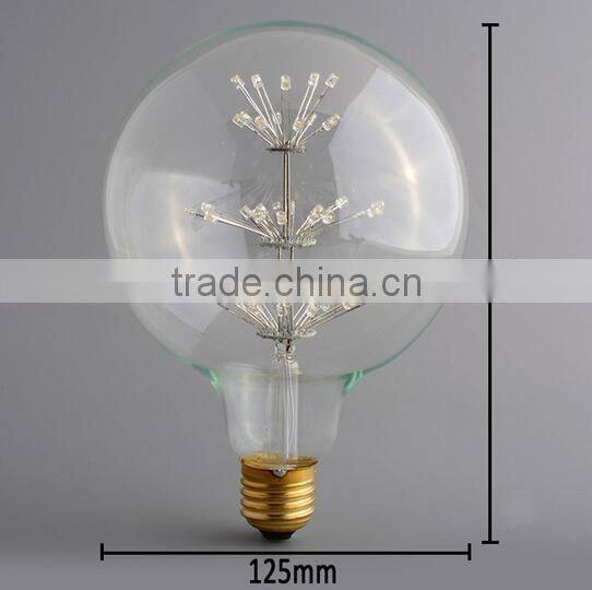 Vintage Fireworks LED Star Light Edison Bulb Style Lamp Home Decorative