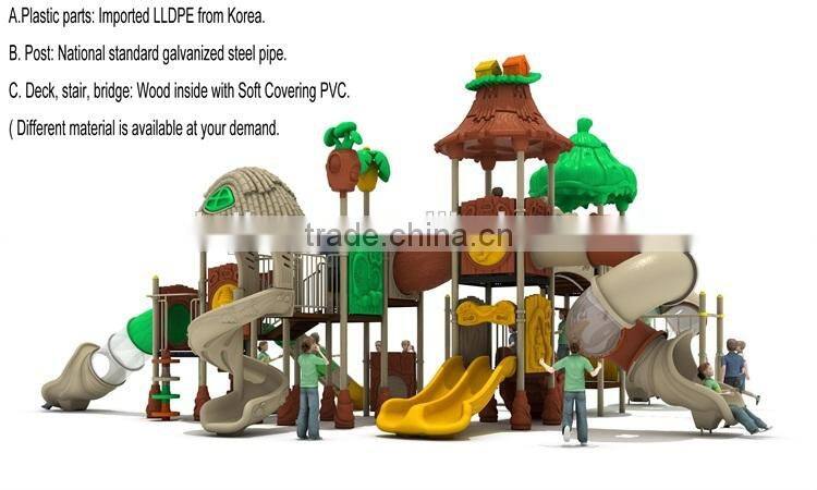 big capacity kids soft play items amusement park slide for sale