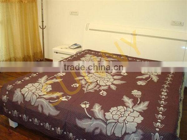 New product Promotion personalized tartan plaid thread blanket