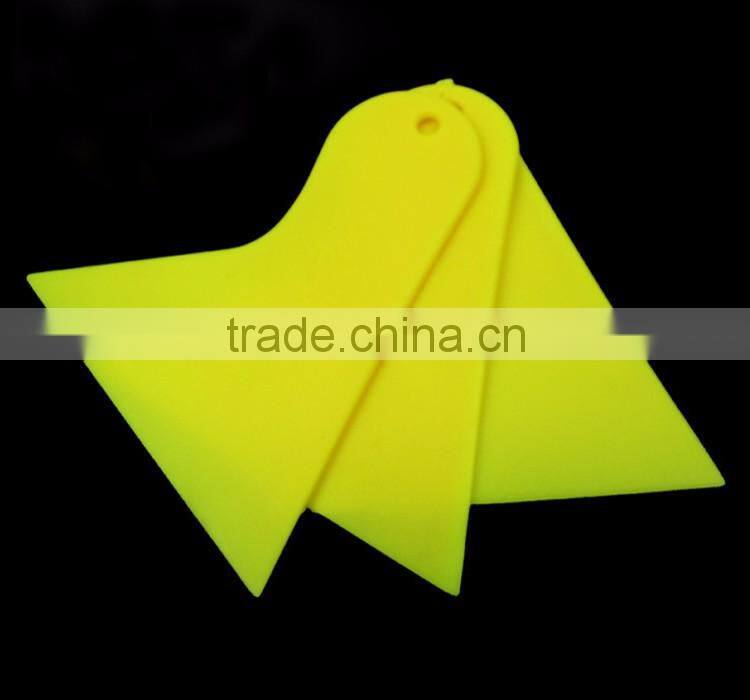 small yellow wrapping tool squeegee for car wrapping