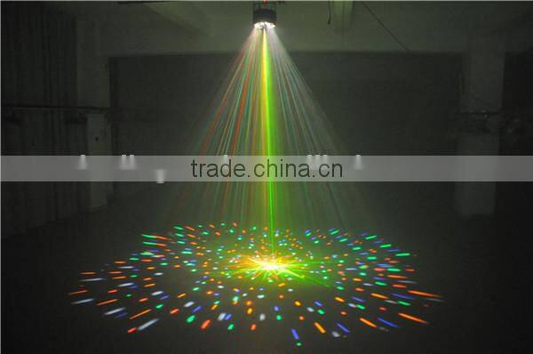 New Product RG Laser Patterns + White Strobe + Derby Effects | 3 in 1 Dancing Home Party Light