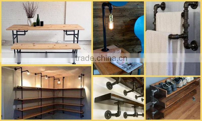 China manufacturer supply black npt threaded elbow union tee pipe fittings