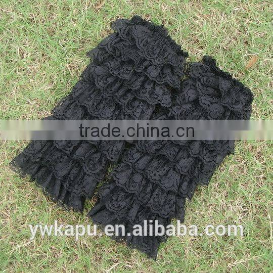 Pretty style ruffled baby girl legwarmers for newborn