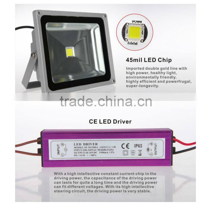 3 years warranty CE, Rohs UL 50w led flood light ip65