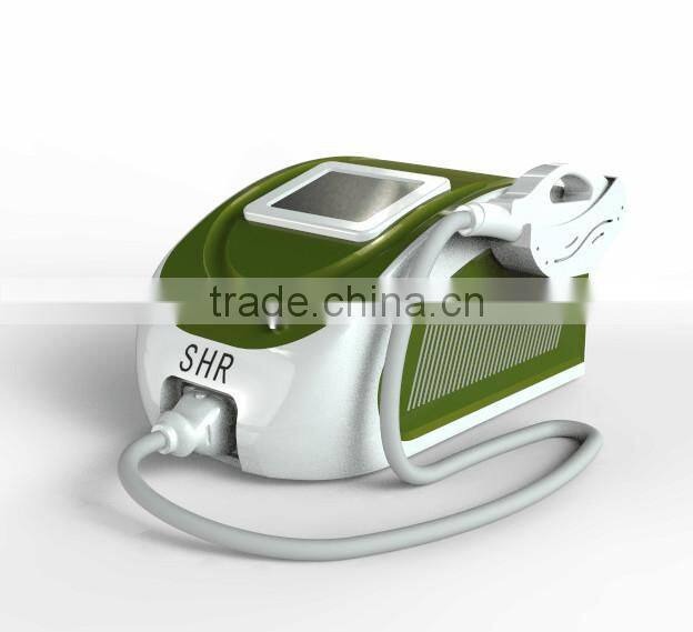 Alibaba Beijing China Supplier Double System Permanent Hair Removal Portable IPL SHR Beauty Machine