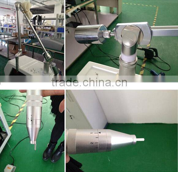 q switched nd yag tattoo removal and wrinkle remover laser machine with 7 joind light guiding arm