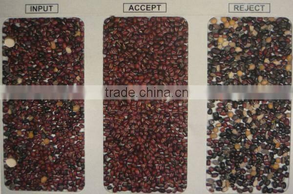 5000+pixel multifunctional velvet bean processing machine/vanilla bean sorting machine/jelly bean grader