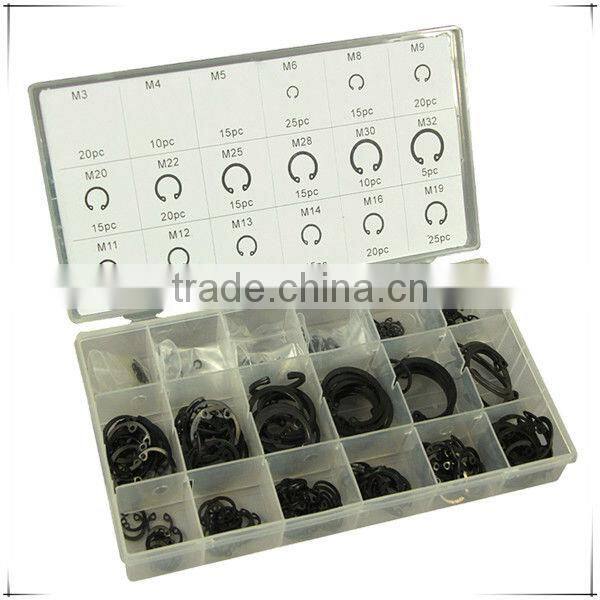 TC BV Certification 250pc Assorted Large External Snap Ring
