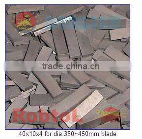 40x10x4 for dia.350~450mm blade stone diamond segments--SGMT21