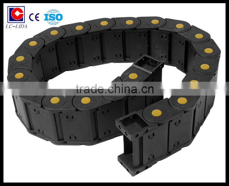 closed type flexible nylon cable carrier