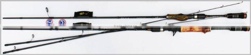 High Quality Wooden handle Carbon Material FUJI Fishing Rod