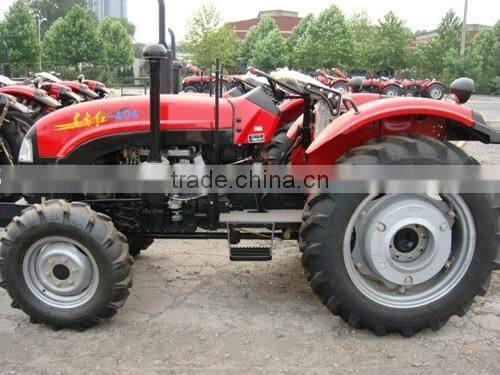 YTO-404 40HP 4x4 used farm compact tractor with loader and backhoe track price