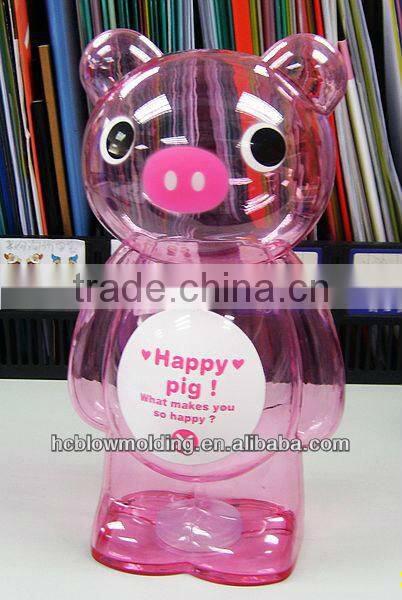 OEM blow molding Plastic Lovely Cartoon toys PE Cartoon Figurine Toy huizhou factory