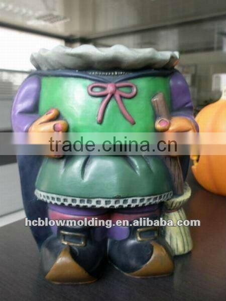 OEM Blow Molding plastic HDPE Halloween Pumpkin ,LED light pumpkin for sale