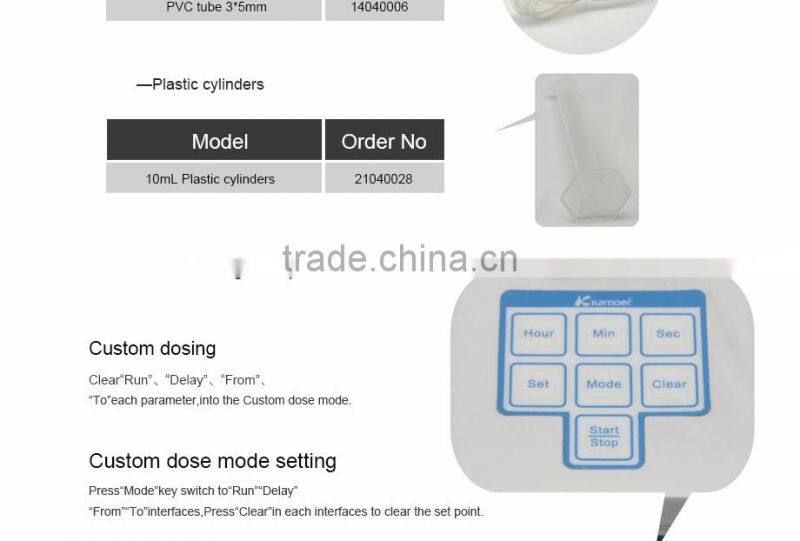 KSP-F01A kamoer digital peristaltic dosing pump