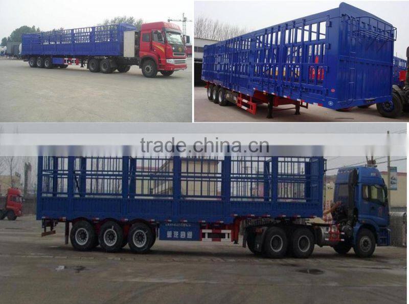 stake type truck semi trailer manufacturers china gooseneck horse trailer