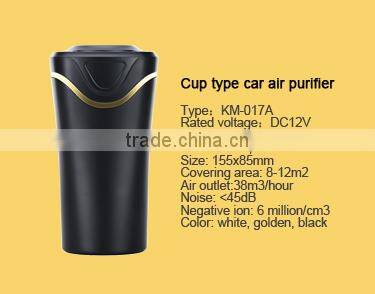 Made in China air cleaning negative ion electrostatic car air purifier