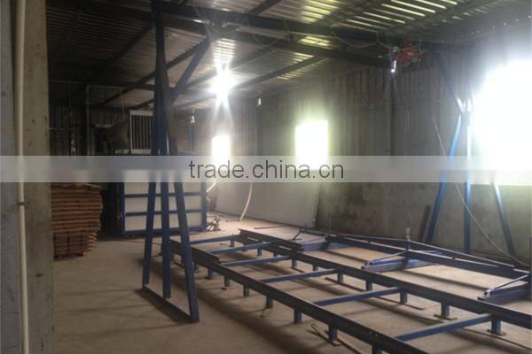 Lengthways veneer slicing machine