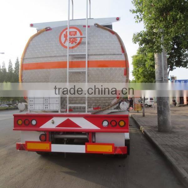 CLW 3 axle Aluminum Alloy Oil Trailer 50000 liter with Shacman Tractor