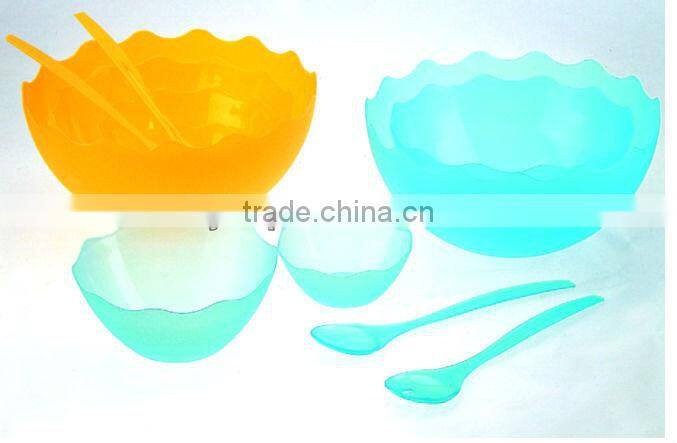 plastic unique salad bowl