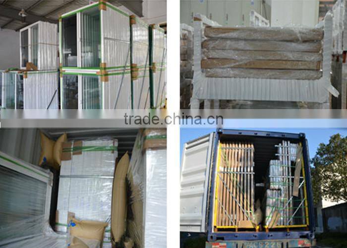 Europe Standard Modern Swing Aluminum Profile Quartz Glass Window