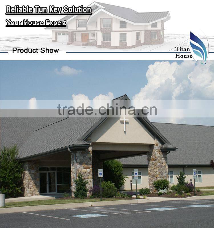 High Quality Light Steel Prefabricated Church Building