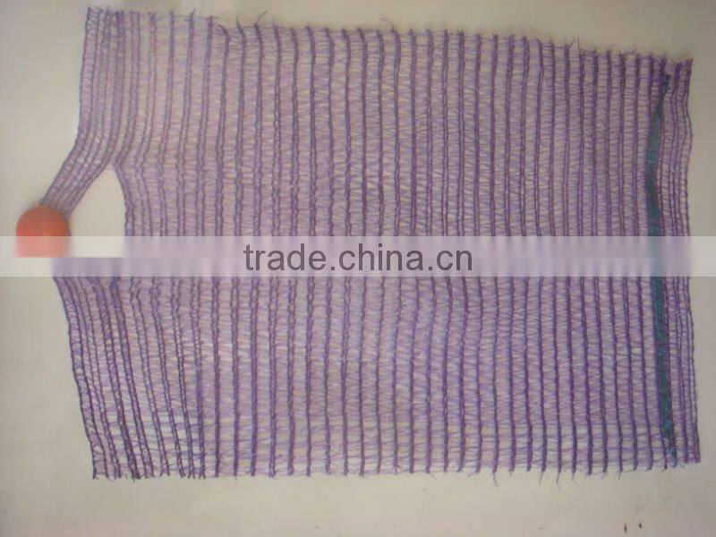 30*47CM Red hand woven bag plastic leno mesh bag