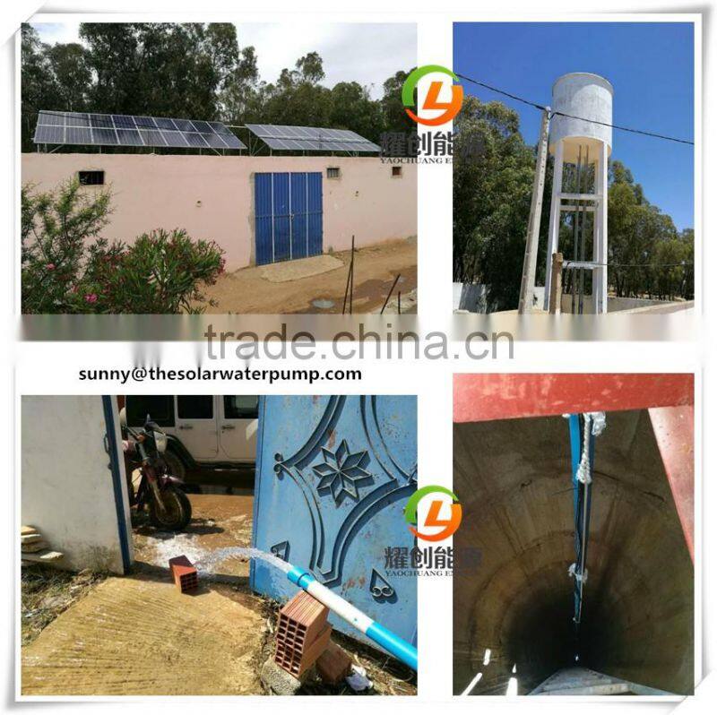 20KW solar power system drive 15KW solar water pump & home electricity supply 10-50KWH