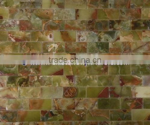 EXPORT QUALITY HOT SALE CHEAP PRICE DARK GREEN ONYX MOSAIC TILES COLLECTION