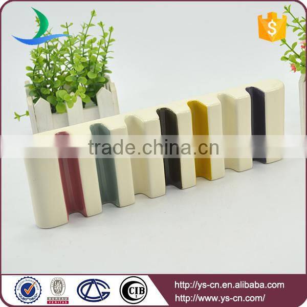 colorful ceramic wall sign for room decoration