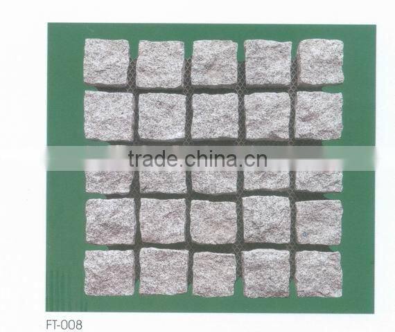 Natural paving stone cubes for decoration, kerbastone