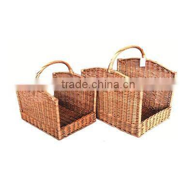 Buy wicker basket for firewood from Supplier