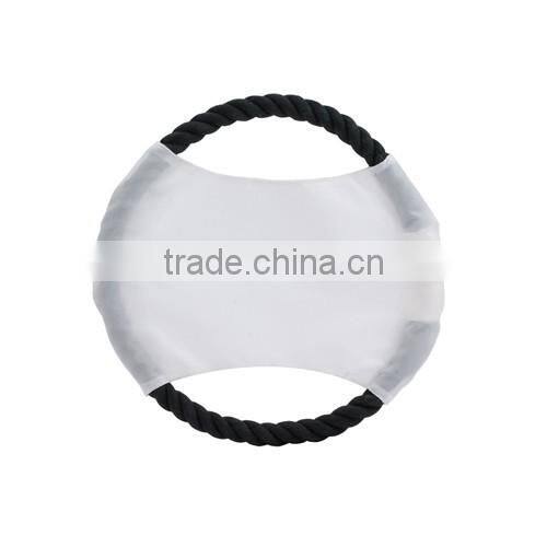 pet toy cotton frisbee for dog
