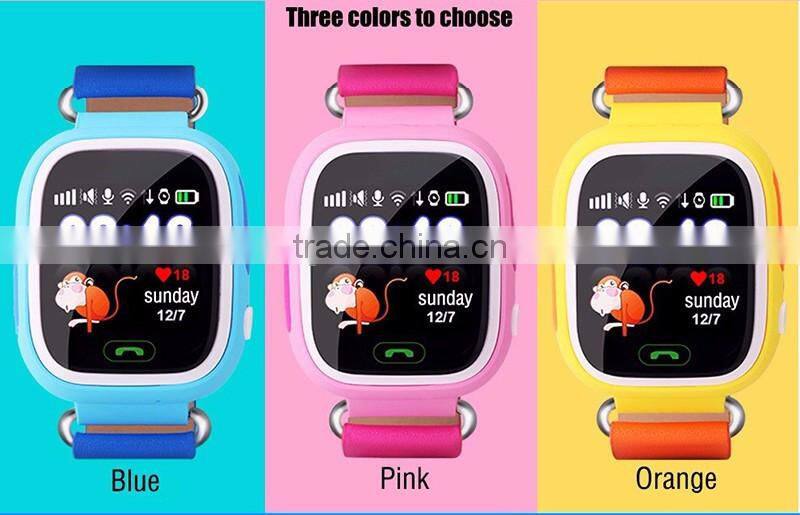 Q50/Q90 Smart Tourch GPS Watch For Kids with Russian and English Language