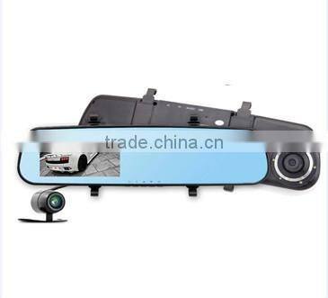 2015 new arrived high quality dual camera car DVR super thin vehicle HD DVR