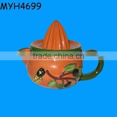Designed terracotta teapot with special lid
